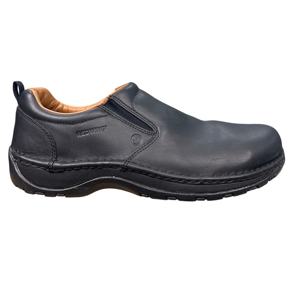 Red Wing Men’s 6700 Black Leather Safety Toe Work Shoes Size US 12 D